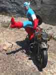  Captain America & Motorcycle Art 